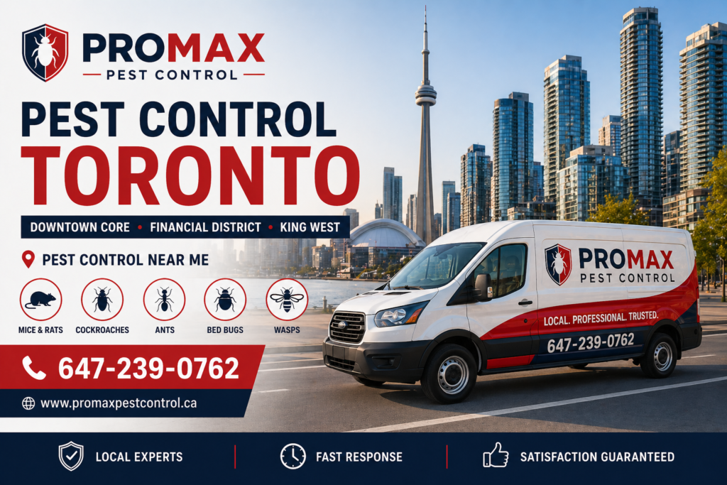 Promax Pest Control van providing pest